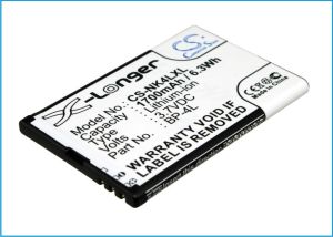 Nokia BP-4L yhteensopiva akku 1700 mAh