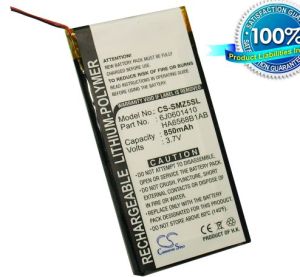 Samsung YP-Z5AS, YP-Z5A, YP-Z5AB, YP-Z5F, YP-Z5QB, YP-Z5QS, YP-Z5FZW/XSH, SEC-YP5Z akku 850 mAh