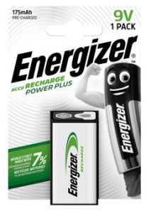 Energizer 6F22 9V Ni-MH 175mAh 8, 4V ladattava akku