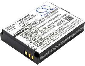 ACTIVEON kameroiden LX / DX yhteensopiva akku 1300mAh