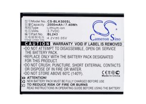 Lenovo K3 Note, K50-T3s, K50-T5 akku 2000 mAh