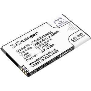 Emporia älypuhelinten Prime / Prime V500 yhteensopiva akku 950mAh