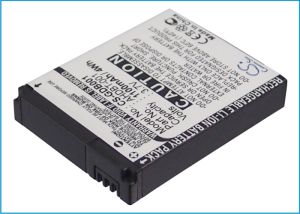 GoPro Hero AHDBT-001 yhteensopiva akku 1100 mAh