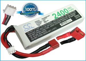 Li-Po akku, 2400mAh, 7,4V, 30C