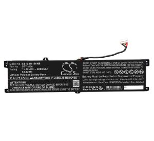 MSI kannettavan tietokoneen B14VFKG-056UK yhteensopiva akku 4000mAh