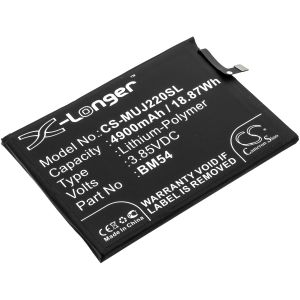 Redmi älypuhelinten A001XM / M2007J22C yhteensopiva akku 4900mAh