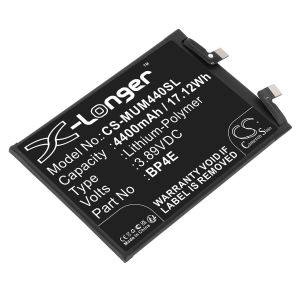 Xiaomi puhelimen 13 Lite yhteensopiva akku 4400mAh