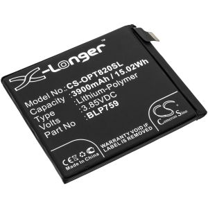 Oneplus älypuhelinten 8 Pro / 8 Pro 5G yhteensopiva akku 3900mAh