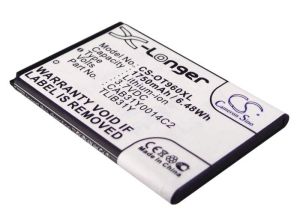 Alcatel AUTHORITY, One Touch 955, One Touch 960 akku 1750mAh/6.48Wh
