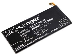 Alcatel FL02, Flash Plus 2, Flash Plus II akku 2950mAh