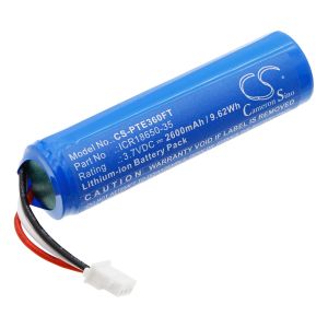Petzl taskulampun E36NAO / Nao yhteensopiva akku 2600mAh