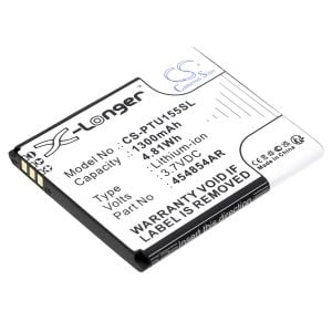 Panasonic puhelimen KX-TU150 / KX-TU150EXR yhteensopiva akku 1300mAh