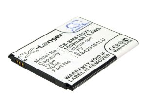 Samsung Galaxy Ace 2, GT-I8160, Galaxy Trend GT-S7560, Trend Plus GT-S7580 yhteensopiva akku 1500 mAh