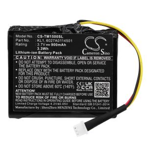 TomTom VIA 1505T akku 900 mAh