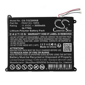 Toshiba Portege Z20T-B-103, Portege Z20T-C-11C, Portege Z20T-B-106 yhteensopiva akku 3050 mAh