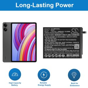 Redmi tabletin Pad Pro yhteensopiva akku 4900mAh