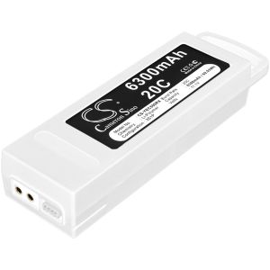 YUNEEC dronen Q500 / Q500 4K yhteensopiva akku 6300mAh