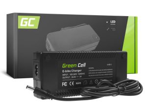 Green Cell 48V Sähköpyörän Laturi 54,6V 2A Li-ion Akkuun 5.5x2.1 mm