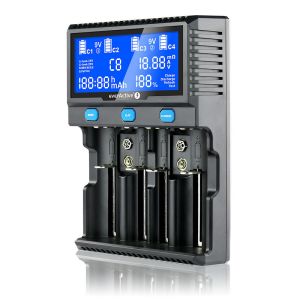 everActive UC-4200 Li-ion ja Ni-Mh laturi