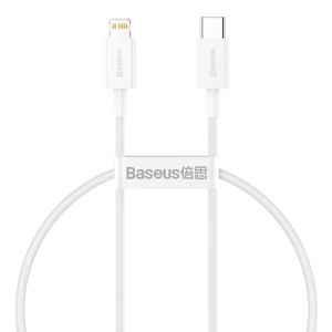 Baseus Superior PD USB-C - Lightning kaapeli 20W 0,25m - Valkoinen
