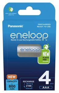 Panasonic Eneloop R03 / AAA BK-4MCDE/4BE Akkuparisto 800 mAh - 4kpl