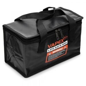 LiPo Säilytyslaukku 260x130x150 mm – Palosuojattu Turvalaukku Litiumakuille
